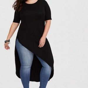 Torrid Black Tunic 3x